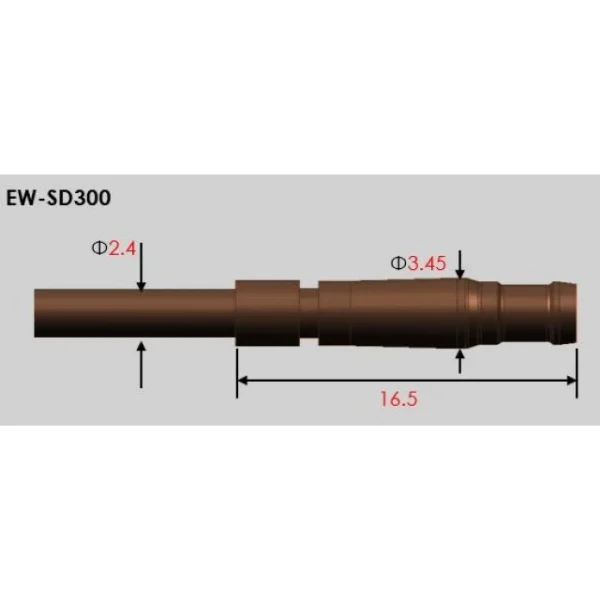 Shimano E-Tube Stromkabel Intern EW-SD300-I 500mm 3