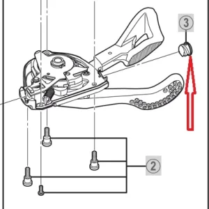 Shimano Schalthebel-Schaltzugabedeckkappe 6