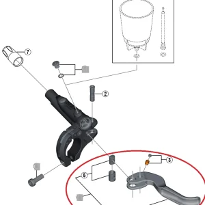 Shimano XTR BL-M9000 Race Bremshebel Rechts 6