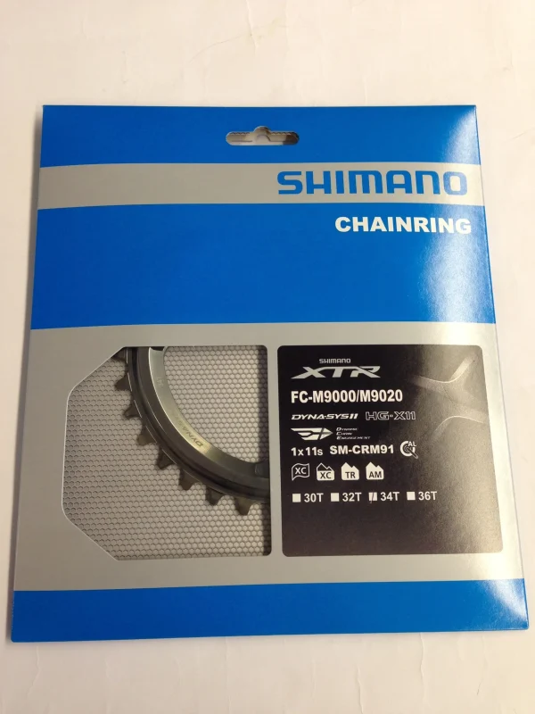 Shimano XTR SM-CRM91 FC-M9000/FC-M9020 34 Zähne 1×11 Kettenblatt 3